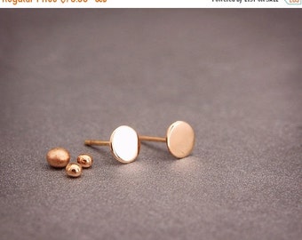 Lee Black Granite Rose Gold Tone Earrings