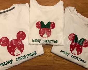 Disney Christmas Shirts-ADULT