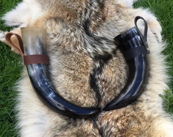 Viking Drinking Horn W/ holder
