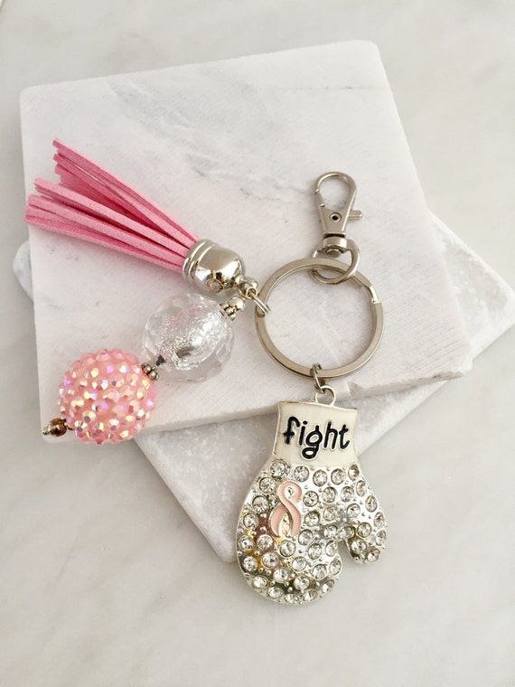 Breast Cancer Key Chain Fighter Key Chain Breast Cancer