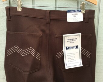 Men's Pants,32 Long,Stretch Polyester Pants,John Blair