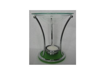 Green Modern Art Oil Warmer