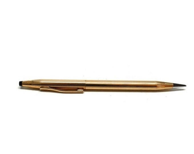 Storewide 25% Off SALE Vintage 1/20th 14k Gold Filled Cross Leaded Mechanical Pencil Featuring Beautiful Sleek Design Style