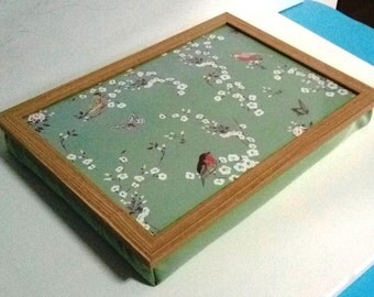 TV Dinner Bean Bag Laptop Lap Tray Stable Table- Multiple Designs BIRDS