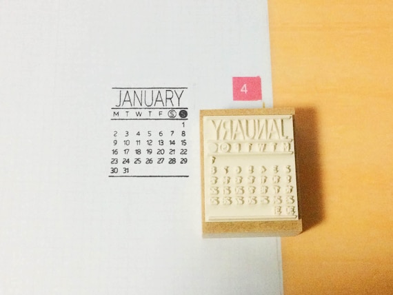 Calendar Stamp Bullet Journal : Calendar stamp mini bullet Calendar Stamp Bullet Journal : Calendar stamp mini bullet
