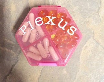 Plexus Pill Case, Plexus Supplement Case, Plexus Swag, Plexus Ambassador Gift, Plexus Vitamin Case, Plexus Accessory, Pill Box