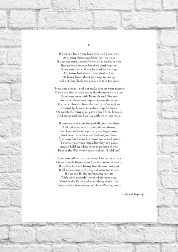 rudyard kipling poem