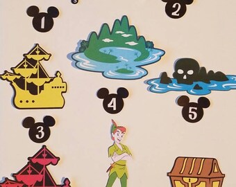 Disney's Peter Pan Individual printed die cuts ****Choose from 19 different die cuts****