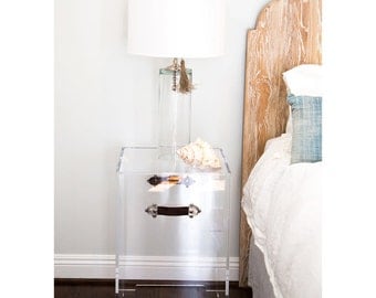 Acrylic side table