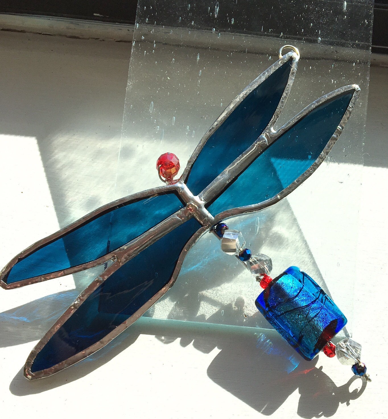 Stained Glass Dragonfly Suncatchers