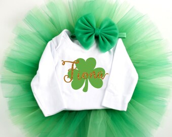 st patricks day baby tutu