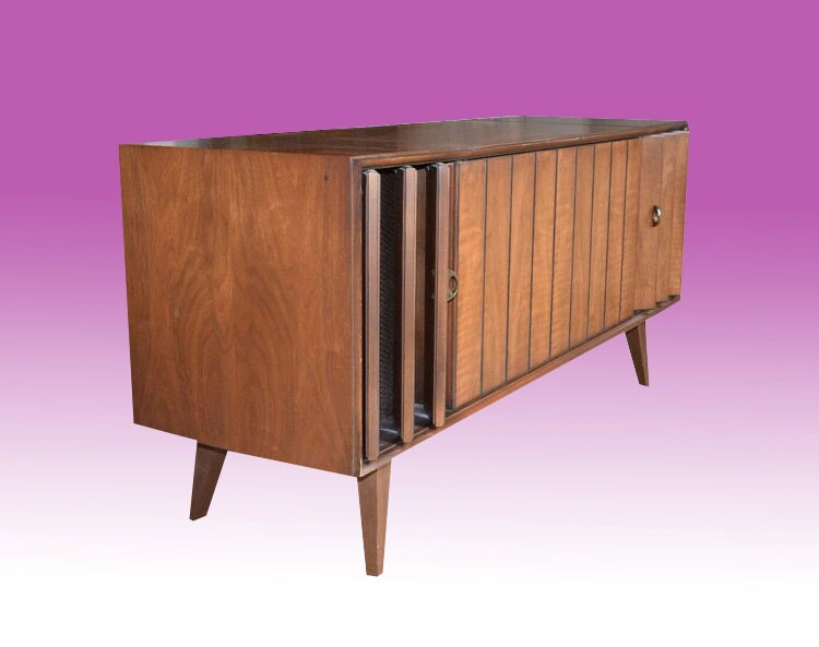 Zenith MidCentury Modern Stereo Console All Upgraded