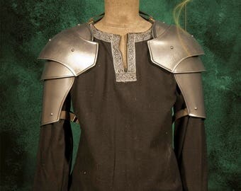 Metal armor for LARP-militia armor for men - shoulder - medium, handicraft