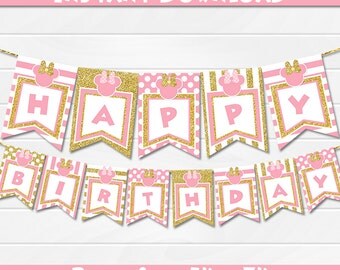 Minnie mouse party decorations | Etsy