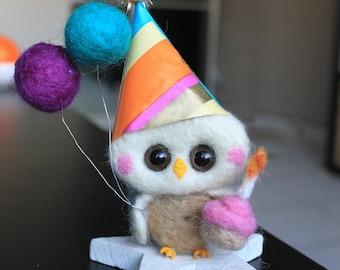 cake topper birthday owl