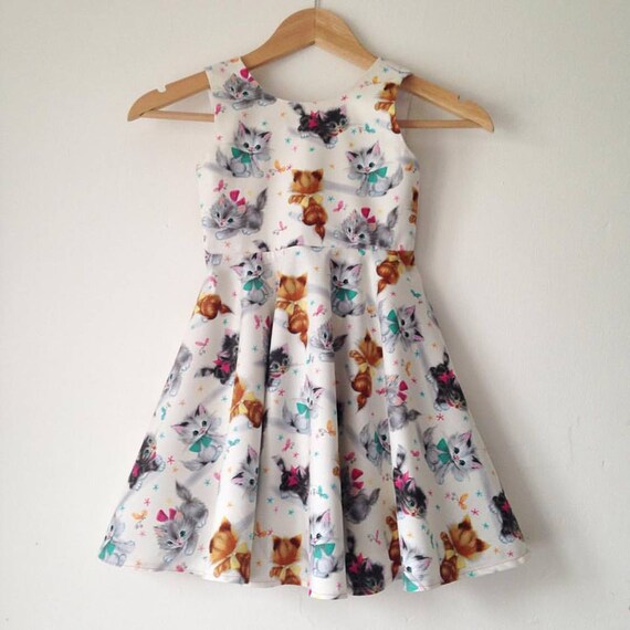 Kitten Dress kitties cat dress girls dresses toddler