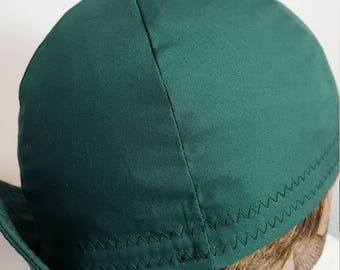 Dark Green Cap, Welding Cap, Baseball Hat, Mens Hat, Boys Hat, Ladies Hat, Girls Hat, Cycling Cap, Welders Cap, Active Wear,Hiking Accessory