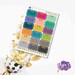 Half Boxes Gold Glitter Bows Functional & Decorative - 1 Sheet, 25 Stickers - Perfect for use in any planners such as ECLP