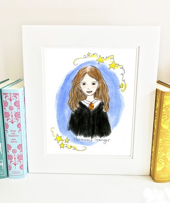 Hermione Granger print Harry Potter nursery print harry