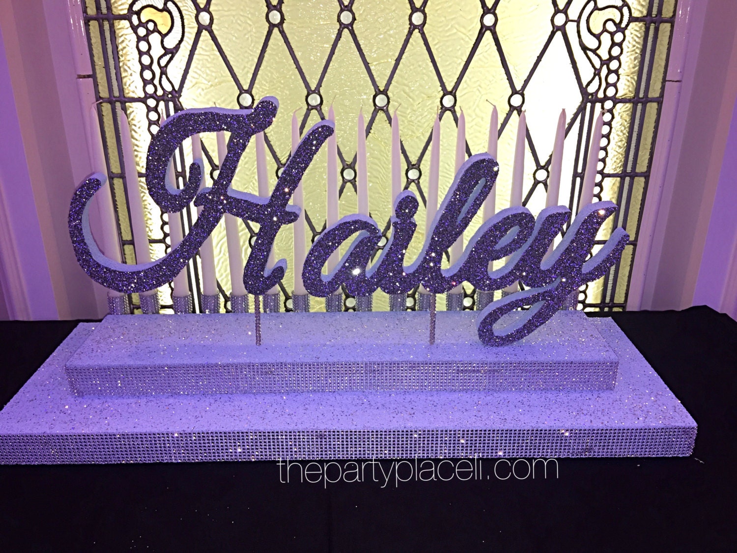 Sweet 16 Candelabra Quinceanera & Mitzvah Candle Lighting