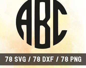 Circle Monogram Font svg file,Circle Monogram Font svg,Circle Font,Circle Alphabet svg,Alphabet Font,Circle Letter,Circle Font Silhouette