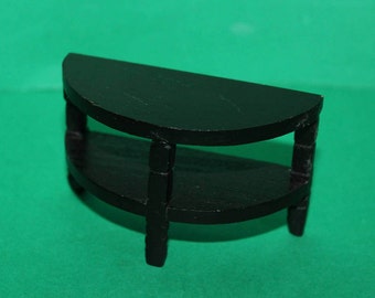 Vintage Dolls House Barton Tudor Demilune Table