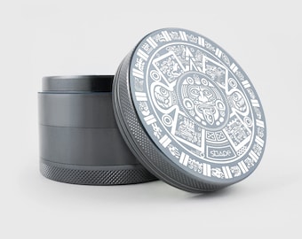 Herb Grinder | Aztec Sun | 2.5" Custom Grinder - TOTEM™ Series