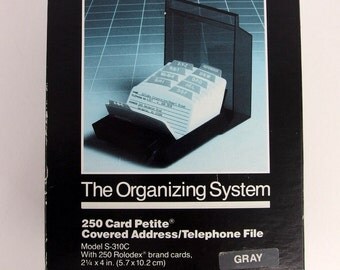 Address file box | Etsy