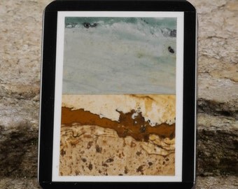 4.5cm PICTURE JASPER Pendant or Jasper Bead for Jewelry Making or Wire Wrapped Jewelry - Natural Jasper Stone Inlay J832