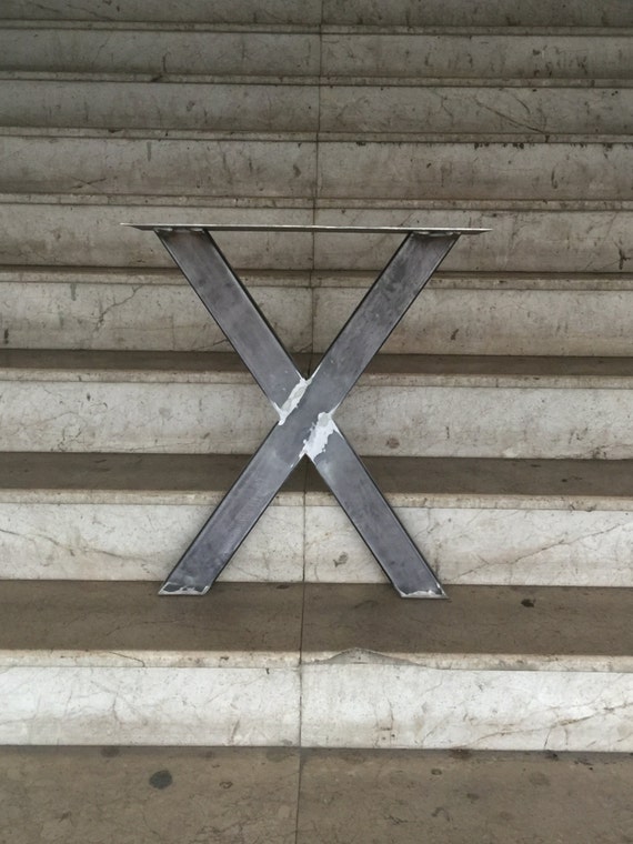 28 X Frame Metal Table Legs Steel Base Width 24