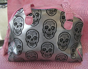Leather bowling bag