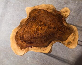 Live Edge Round Walnut Coffee Table *SOLD*