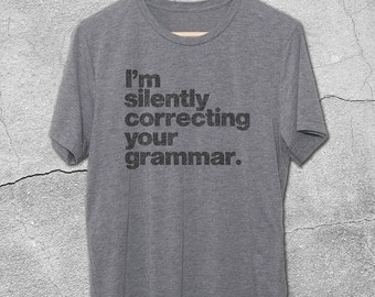 Grammar shirt | Etsy