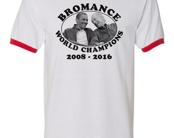 Bromance World Champions - Obama and Biden - Democrat Progressive Liberal T-Shirt