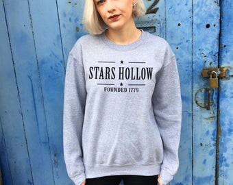 Stars Hollow, Gilmore Girls | Grey Sweatshirt/Jumper