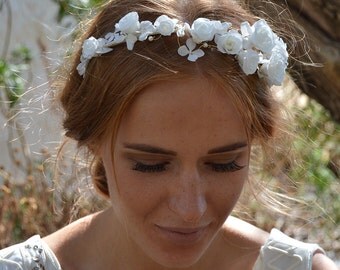 Couronne de cheveux fleur  Etsy