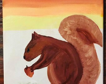 Squirrel Finding Nut