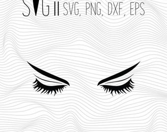 Eye Svg Files, Fashion Svg, Love Svg, Mom Svg, Girl Svg for Silhouette, Svg Files For Cricut, Cutting Files, Cut Out Svg, Eyes Vinyl Decal