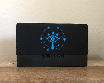 Microfiber Nintendo Switch Dock Sock - Nintendo Switch Dock Cover Nintendo Case, Switch Dock Cover, switch cozy - Slate