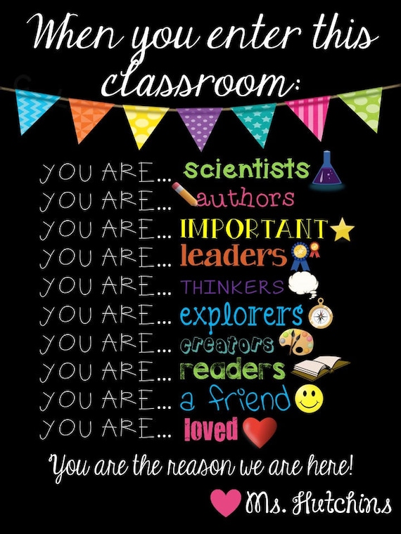 When You Enter This Classroom... Sign Digital File