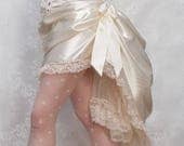 Wedding Skirt | Vintage Elegance | Ivory Skirt, Bridal Skirt, Steampunk Wedding Skirt, Victorian Skirt, Bustle Skirt, Elegant Skirt