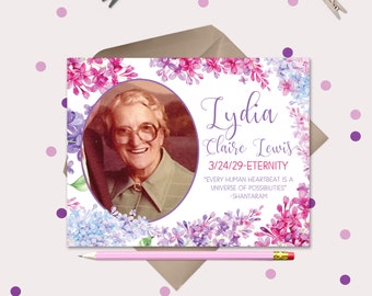 funeral remembrance cards