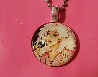 Jem and the Holograms Glass necklace
