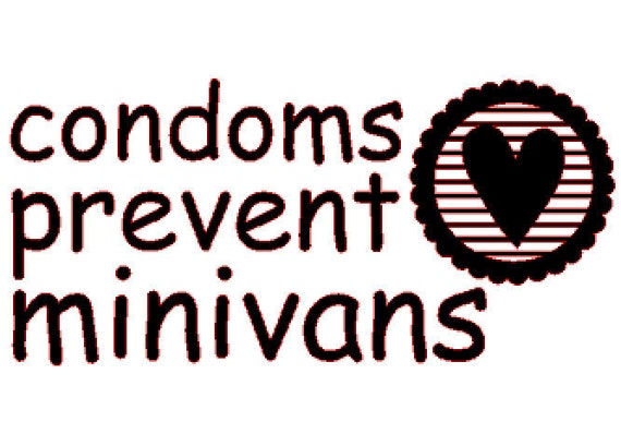 condoms prevent minivans Yeti car tumbler vinyl Decal