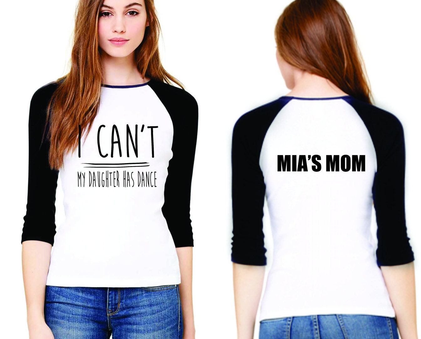 Dance Mom Shirts Funny Dance Mom Shirts Women Adult Raglan