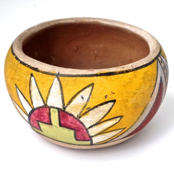 Pueblo Native American Polychrome Pottery New Mexico Pottery