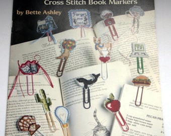 Cross Stitch Pattern Book Markers Clip Marks