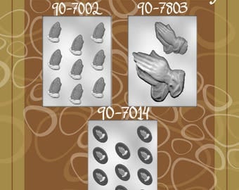 Religious Praying Hands Chocolate Molds