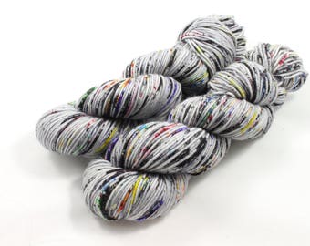 Pass Me The Funnies, DK weight yarn, hand dyed yarn, indie dyed yarn, bfl dk yarn, hand dyed yarn, luxury yarn, knitter gift, crochet gift
