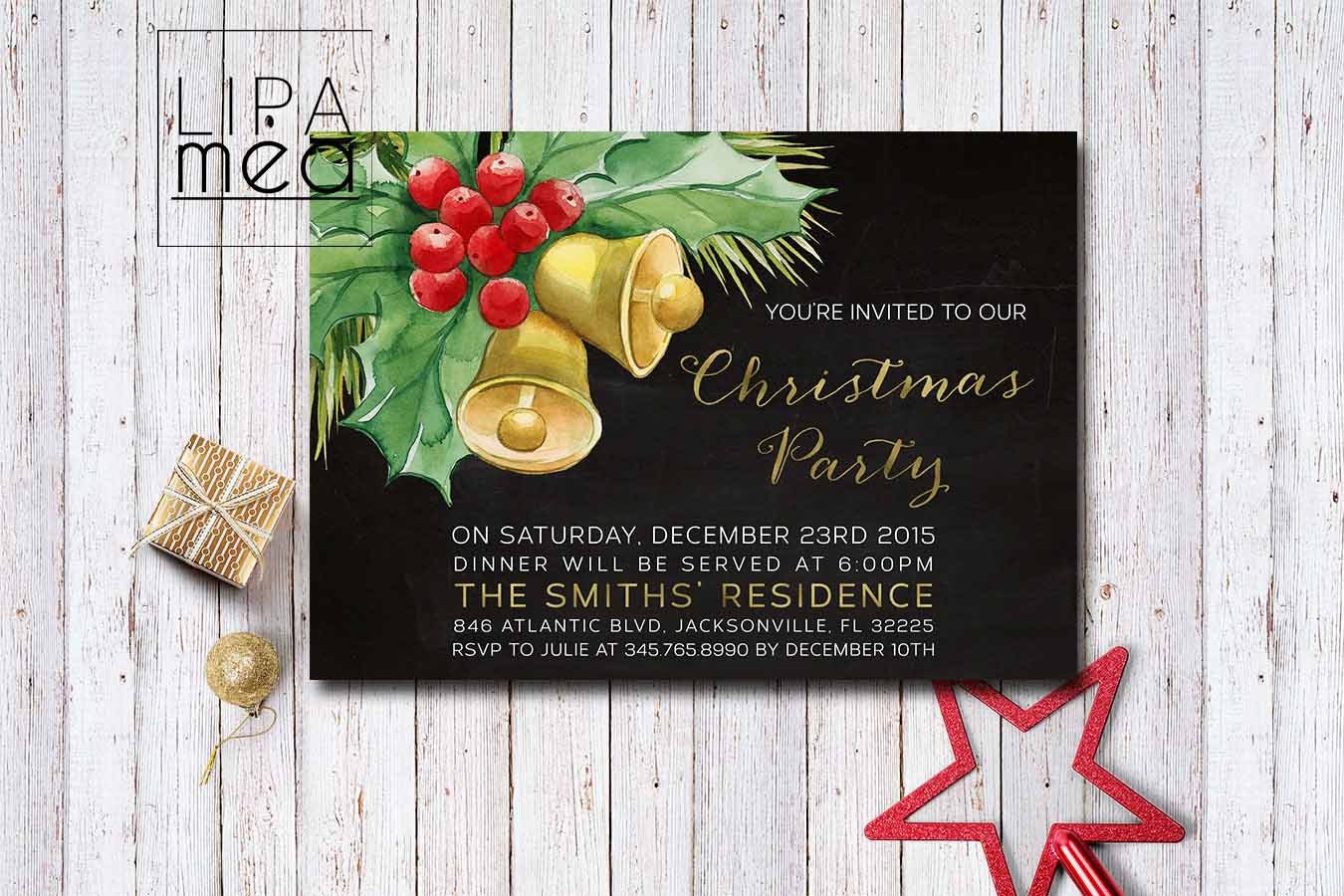 christmas party invitation printable christmas by lipamea christmas party invitation printable christmas by lipamea